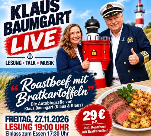 Lesung Talk Musik Klaus Baumgart Gasthaus Wermelskirchen